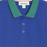 Colour Block Polo Shirt for Boys