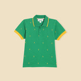 Anchor Print Polo Shirt for Boys