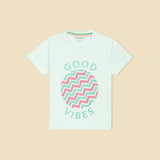 Girls Good Vibes Tee T-Shirt