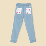 Unisex Denim Polka Joggers