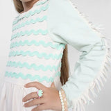 Girls Fringed Joy Dress